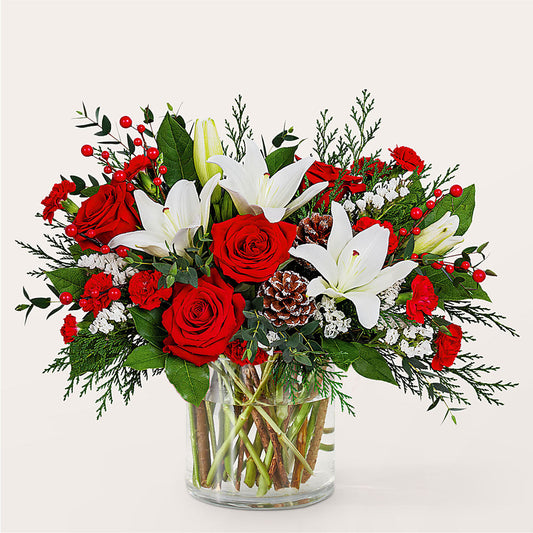 Best in Snow Bouquet –  Elise Flowers, Tamarac FL